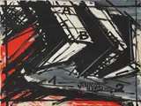 Vinicio Berti, Oggetto costruttivo continuo positivo, 1975, oil on canvas
