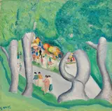 Giuseppe Cesetti, Cortina, il parco
