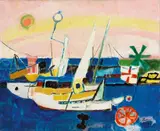 Enrico Paulucci, Porto, oil on canvas
