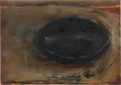 Senza titolo by Piero Pizzi Cannella, 1986, mixed media on card, offered Dec 2022