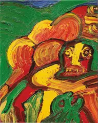 Bengt Lindström, Repos à la campagne, 1974, oil on canvas