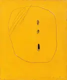 Lucio Fontana, Concetto spaziale, 1961, oil