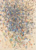 Senza titolo by Tancredi Parmeggiani, 1956, charcoal and watercolour on paper, offered Dec 2022
