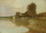Carlo Passigli, Paesaggio sull'Arno