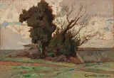 Gino Romiti, Paesaggio con alberi