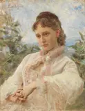 Michele Gordigiani, Ritratto di giovane signora