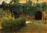 Federico Andreotti, Il giardino della villa