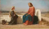 Domenico Morelli, La samaritana al pozzo, 1880, oil on canvas