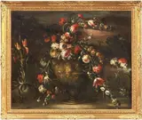 Francesco Guardi, Natura morta con fiori e un vaso sbalzato