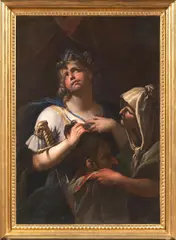 Giuditta by Pietro Negri, oil on canvas, offered Oct 2022