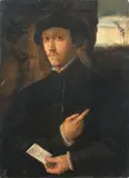 Antonio Badile, Ritratto di gentiluomo, oil on canvas