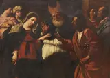 Cesare Gennari, Sposalizio della Vergine, oil on canvas