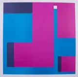 Bruno Munari, Negativo-Positivo, lithograph a colori
