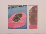 Christo, Surrounded Islands, Miami, 2003, Cromolitografia