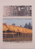 Christo, The Gates, Project for Central Park, 2003, Cromolitografia