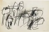 Afro Basaldella, Senza titolo, 1963, pencil grassa on paper