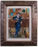 Un violinista by Antonio Possenti, oil on canvas board, offered Jul 2022