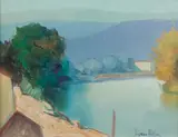 Silvio Polloni, Veduta dell'Arno