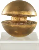 Rotante con sfera interna by Arnaldo Pomodoro, 1969, Scultura in argento e ottone dorati, offered May 2022