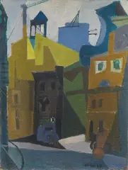 Strada di città by Afro Basaldella, 1947, oil on canvas, offered May 2022