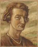Alberto Savinio, Ritratto di donna (Ritratto di Emilia Durini)