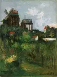 Maurice Utrillo, Le Moulin de la Galette a Montmartre, 1920, oil on canvas