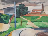 Alberto Magnelli, Étude, Paysage à l'Usine