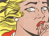 Roy Lichtenstein, Crying Girl (mailer), 1963, lithograph offset