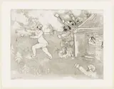 Marc Chagall, La fuite tout nu