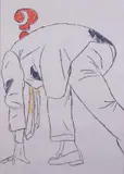 Emilio Tadini, Senza titolo, lithograph a colori
