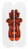 Jeff Koons, Balloon Venus, 2021, stampa on due skateboards