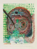 Friedrich Hundertwasser, Senza titolo, 1967, lithograph a colori
