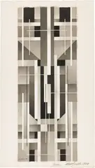 Aldo Galli, Senza titolo, 1964, tempera on paper
