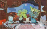 Nella stanza di notte by Antonio Possenti, oil on panel, offered May 2022