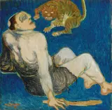 Giuseppe Migneco, Favola siciliana, 1972, oil on canvas