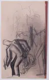 Mario Sironi, Studi di figura, pencil on paper