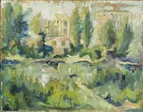 Paesaggio by Silvio Loffredo, oil on panel, offered May 2022