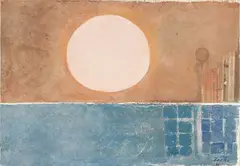 Bruno Saetti, Affresco, 1975, affresco on canvas