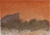 Censimento appenninico by Zoran Mušič, 1969, watercolour on card, offered May 2022