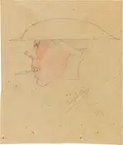 Lorenzo Viani, Soldato inglese, 1917, pencil and pastel on paper