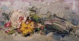 Fiori by Sergio Scatizzi, oil on panel, offered May 2022