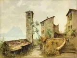 Roberto Marcello Iras Baldessari, Veduta a Gandria sul lago di Lugano