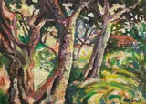 Carlo Levi, Bosco, oil on canvas
