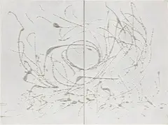 Pino Manos, Flusso armonico, 2010, mixed media on cardboard