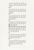 Hanne Darboven, Senza titolo, 1970, inchiostro on paper