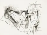 Afro Basaldella, Senza titolo, 1960, pencil grassa on paper