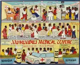 Maurus Michael Malikita, Muhimbui Medical Center, oil on canvas