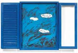 Persiana by Tano Festa, 1985, enamel and acrylic on legno, offered May 2022