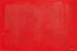 Giulio Turcato, Cangiante, Rosso / Viola, oil and mixed media on canvas