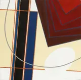 Silvano Bozzolini, Contraires, 1973, oil and collage on canvas